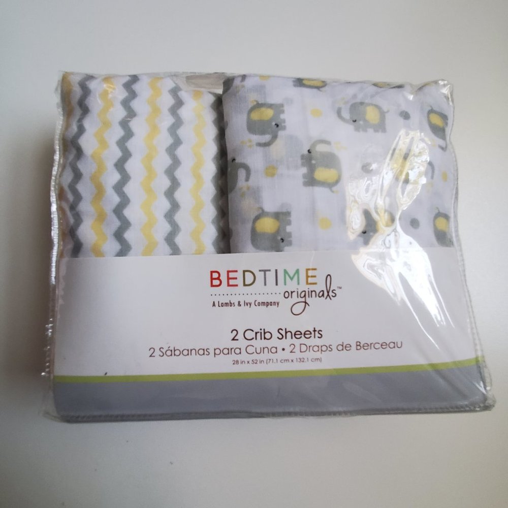 ⭐ Bedtime Originals - 2 Crib Sheets ⭐